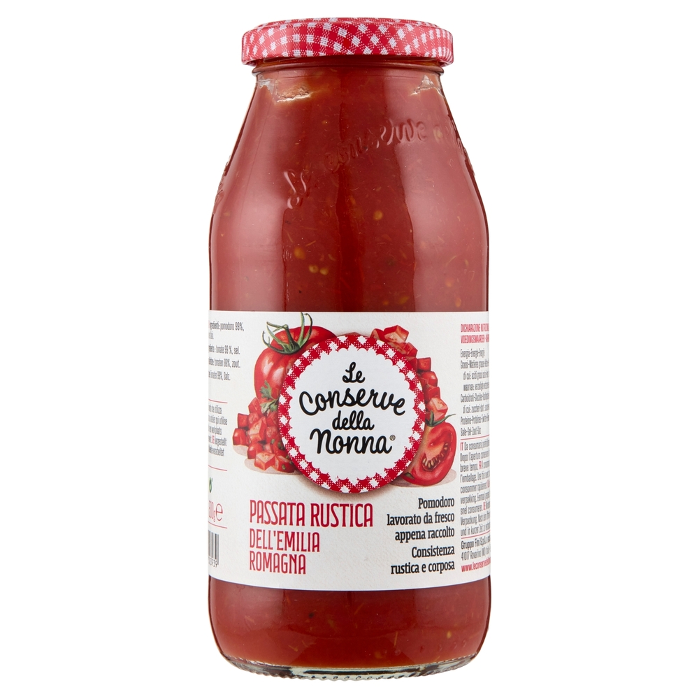 Le Conserve della Nonna Passata Rustica dell'Emilia Romagna 500 g