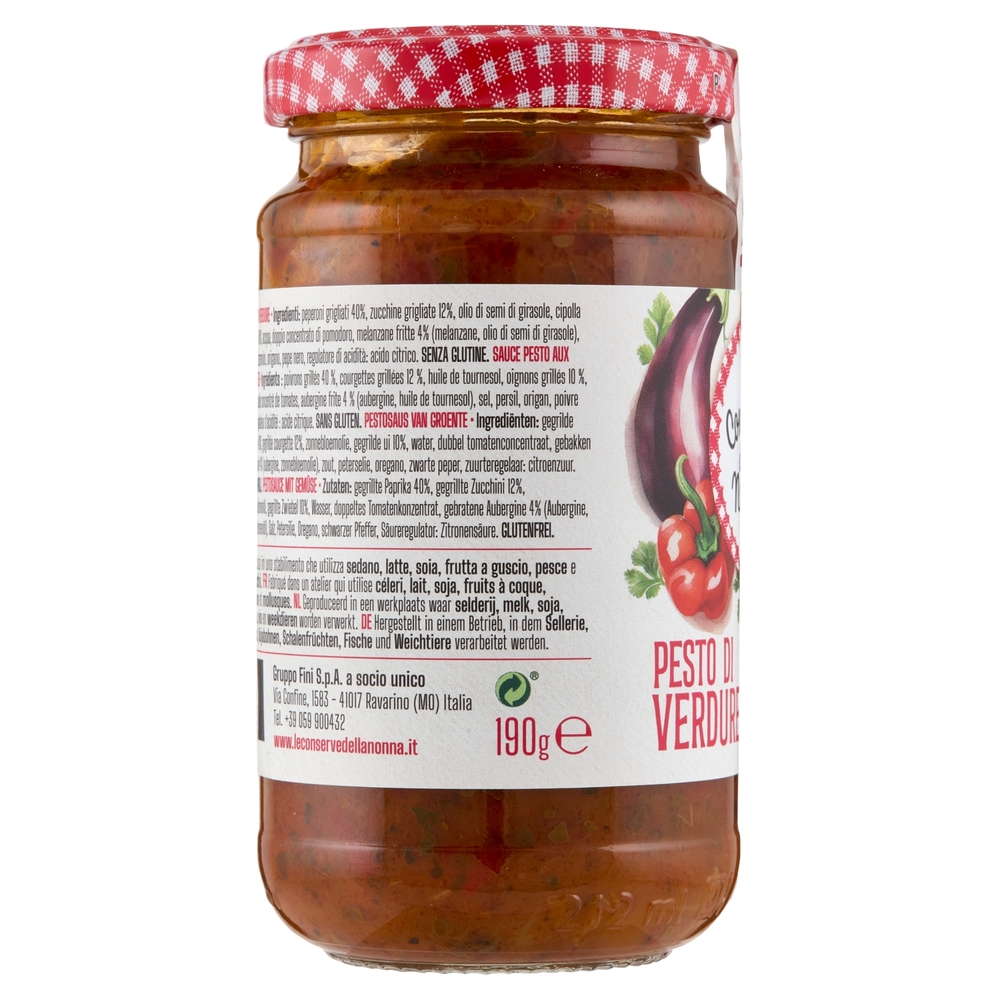 Le Conserve della Nonna Pesto di Verdure 190 g