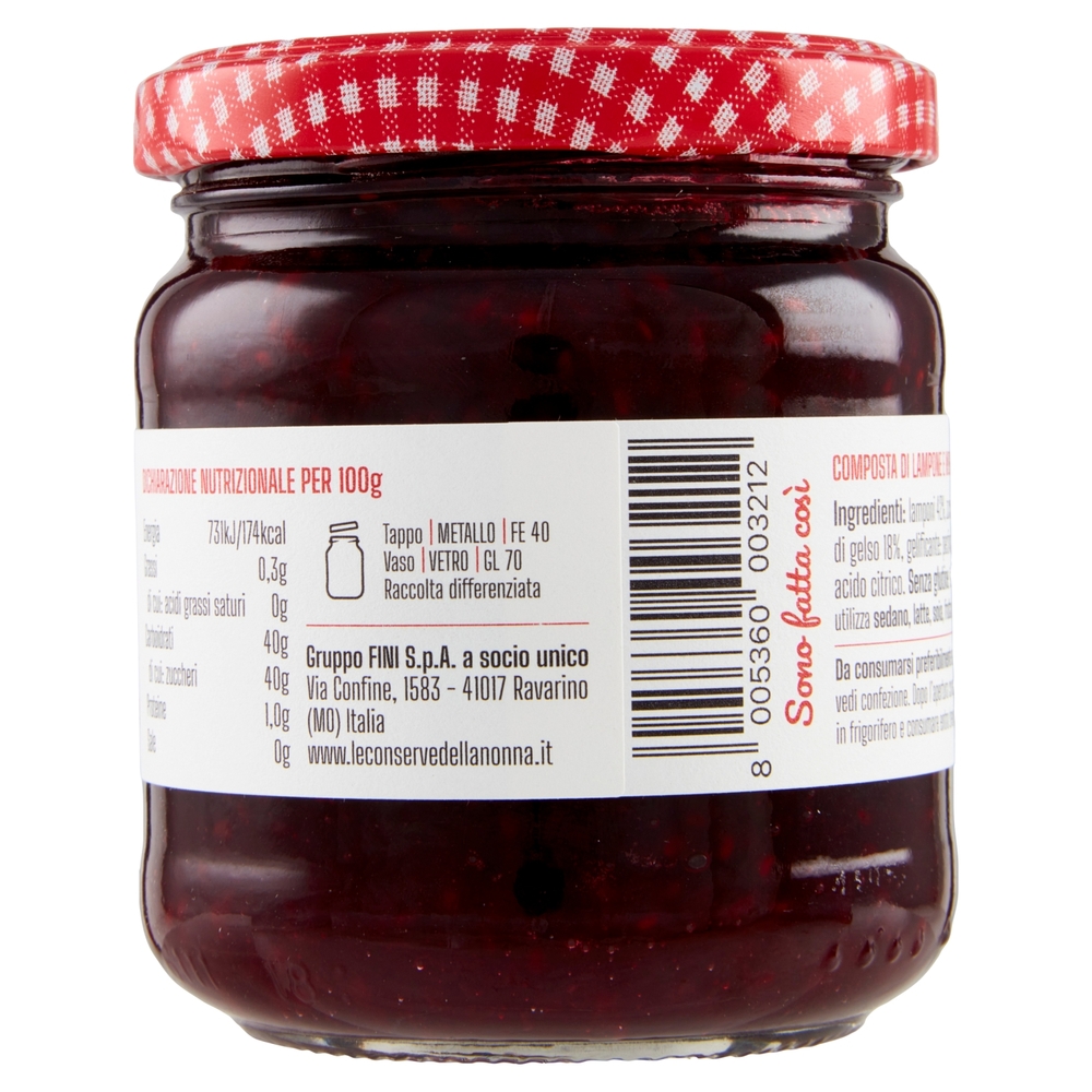 Le Conserve della Nonna Lampone e Gelso 210 g