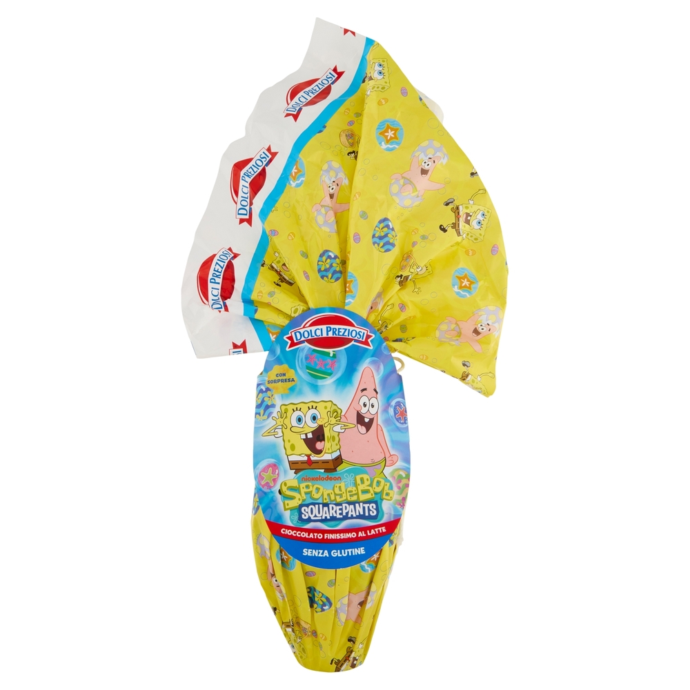 Dolci Preziosi Uovo Cioccolato Finissimo al Latte Spongebob Squarepants 150 g