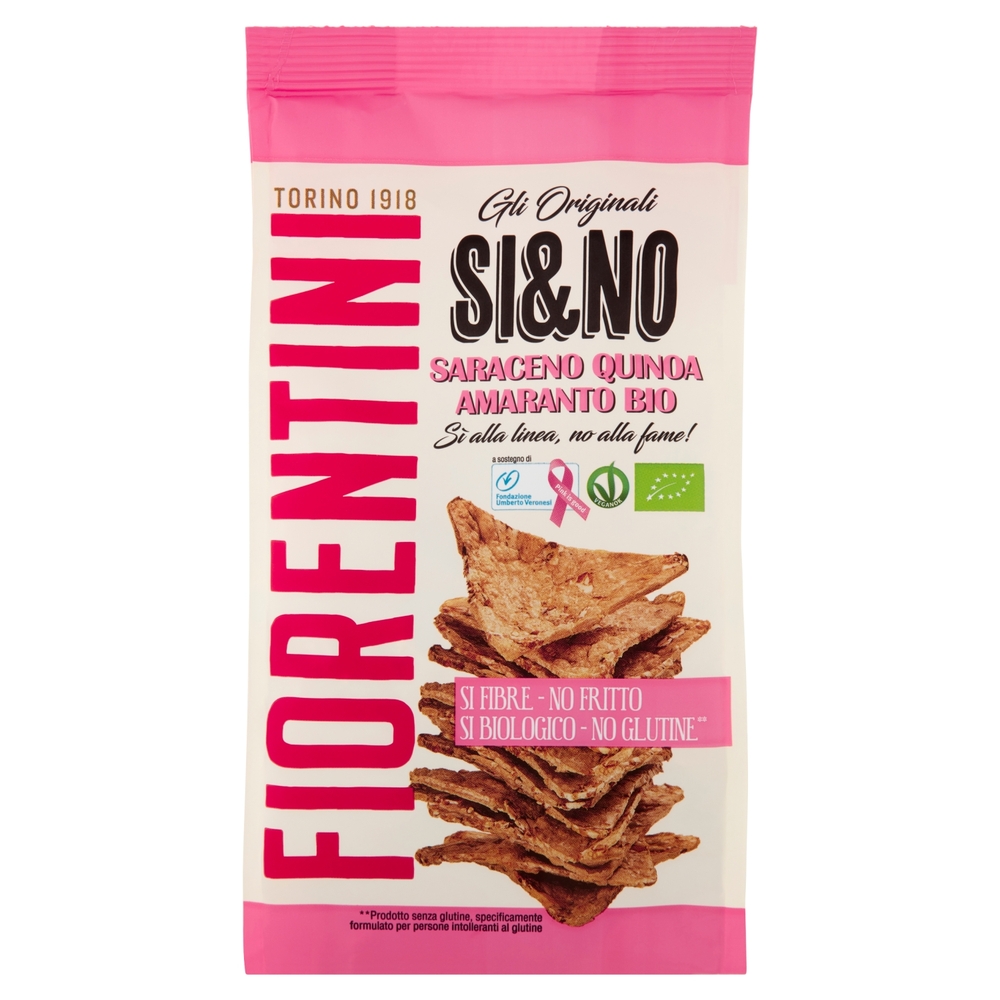 Fiorentini gli Originali Si&No Saraceno Quinoa Amaranto Bio 80 g