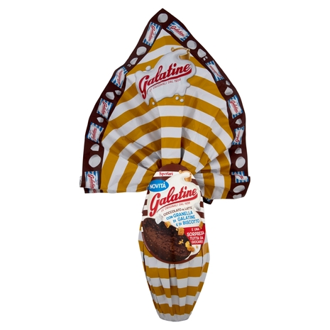 Galatine Cioccolato al Latte con Granella di Galatine e di Biscotto 230 g