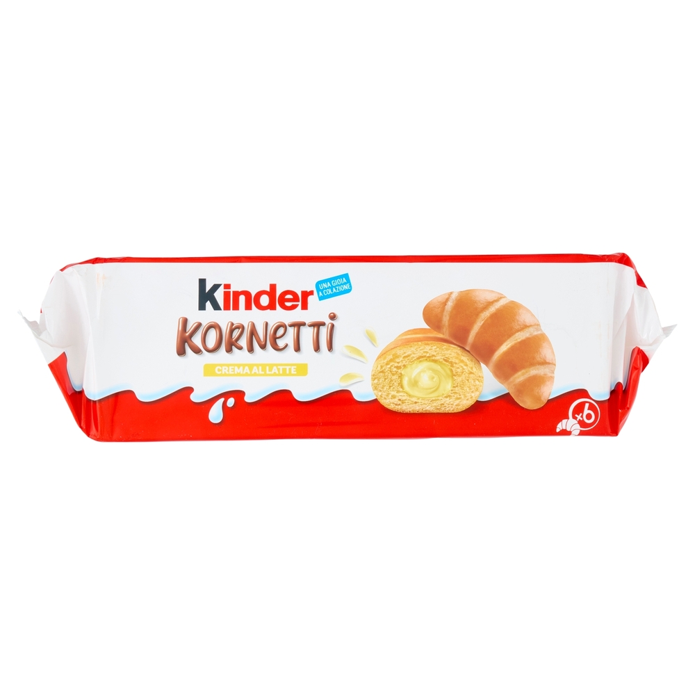 kinder Kornetti Crema al Latte 6 x 45 g