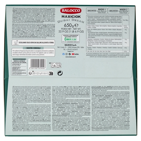 Balocco Maxiciok Dubai Dream 650 g