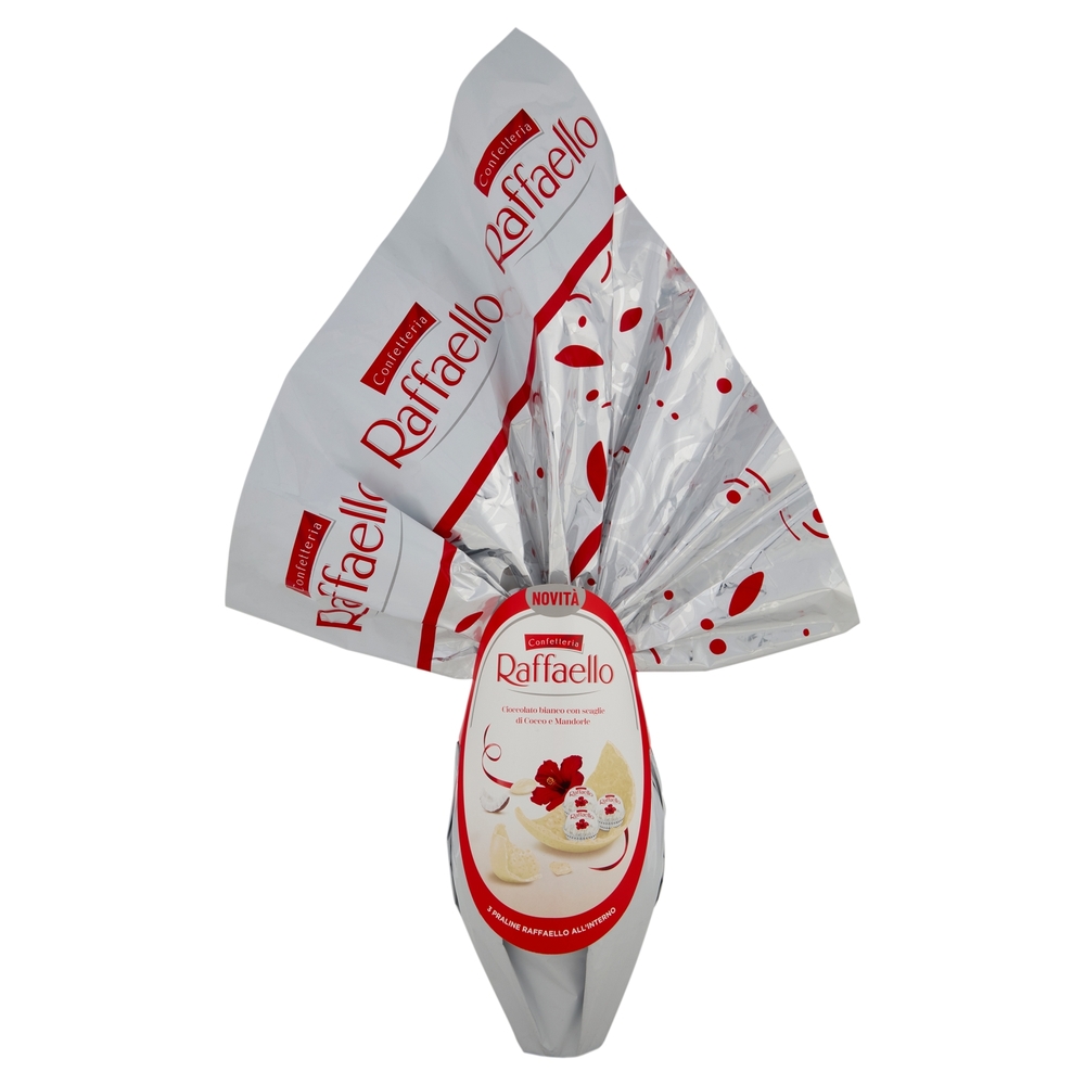 Raffaello Cioccolato bianco con scaglie di Cocco e Mandorle 250 g