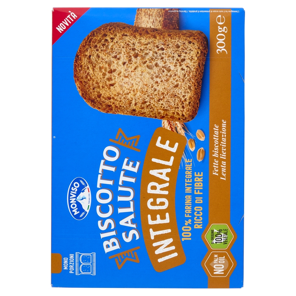 Monviso Biscotto Salute Integrale Fette biscottate 300 g