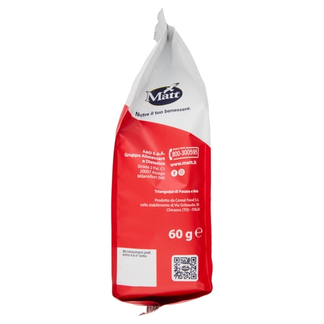 Matt Sfiziosì Potatoes Triangolini di Patate e Mais 60 g