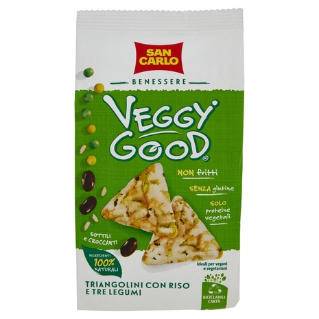 San Carlo Benessere Veggy Good Triangolini con Riso e Tre Legumi 65 g