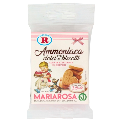 Mariarosa Ammoniaca per dolci e biscotti 2 x 20 g