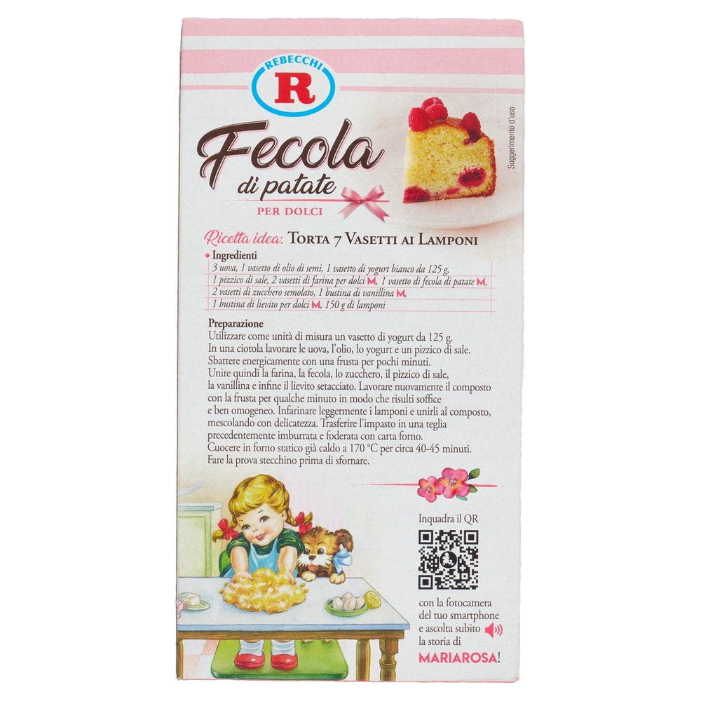 Mariarosa Fecola di patate per Dolci 250 g