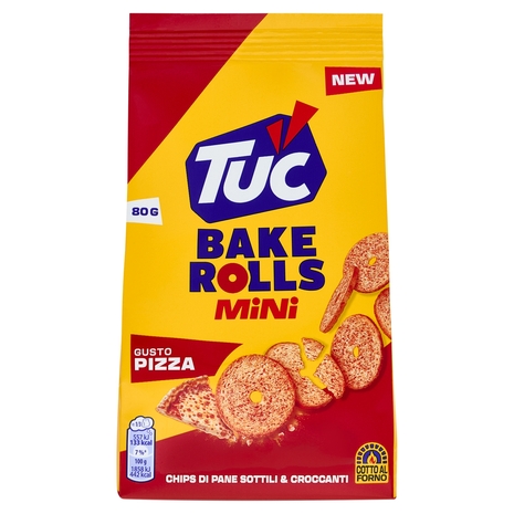 Tuc Bake Rolls Mini Gusto Pizza cotto al forno - 80 g