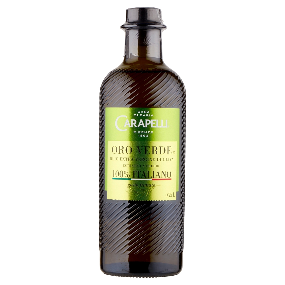 Carapelli Oro Verde Olio Extra Vergine di Oliva 100% Italiano 0,75 L