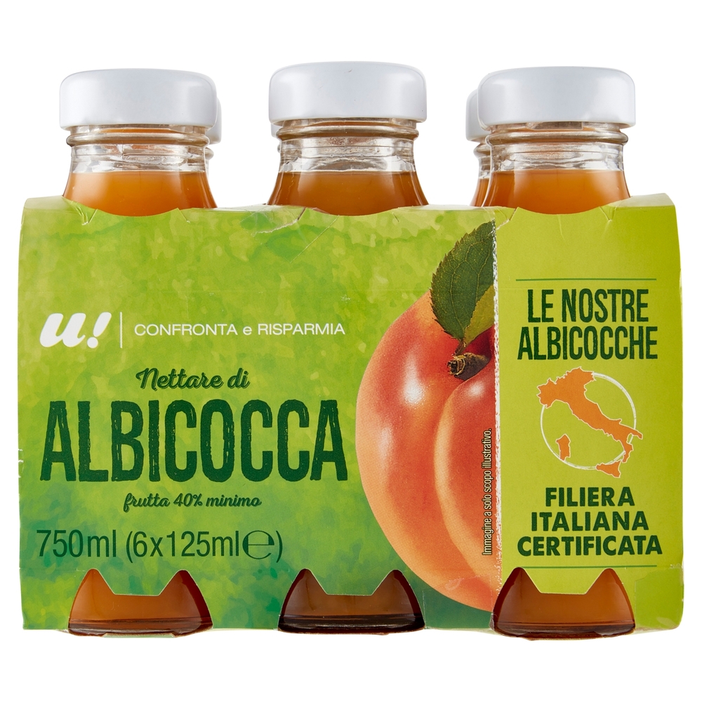 Nettare di Albicocca, 6x125 ml