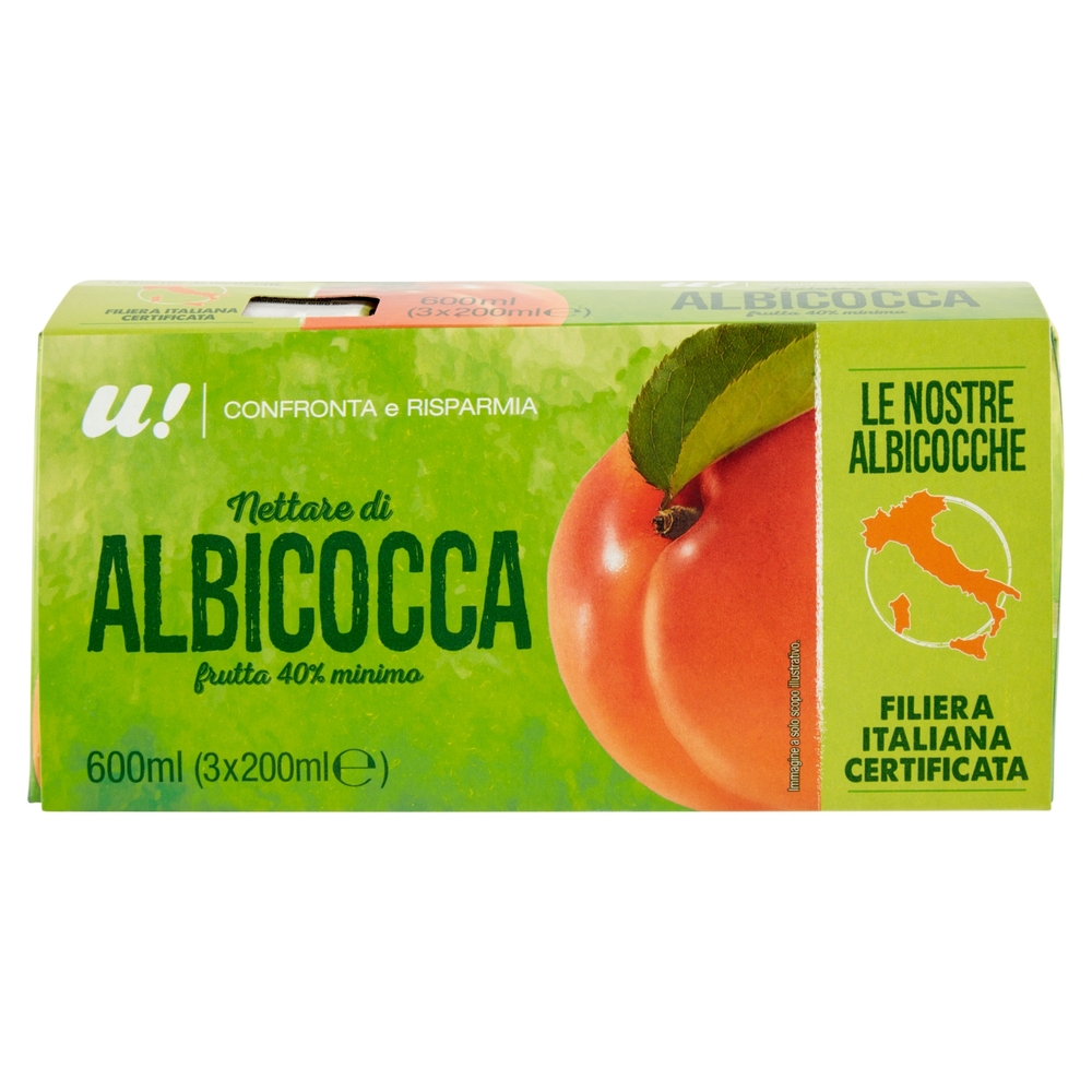 Nettare di Albicocca, 3x200 ml