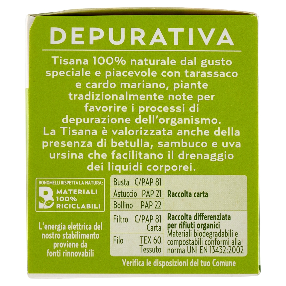 Tisana Depurativa, 32 g, 16 Pezzi