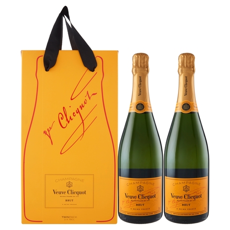 Veuve Clicquot Champagne Brut Yellow Label Astuccio 2 Bottiglie 2x750ml