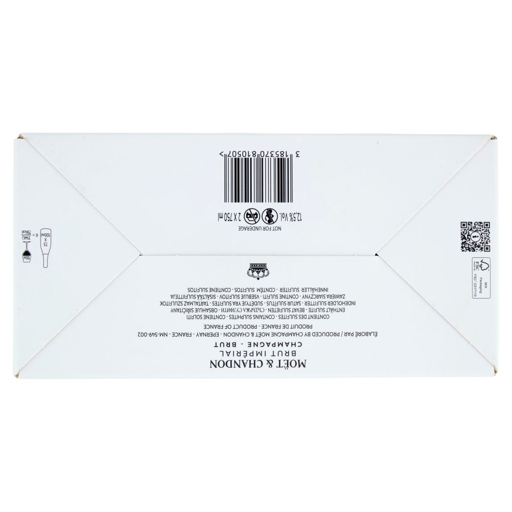 Moët & Chandon Champagne Brut Impérial Astuccio 2 x 750ml