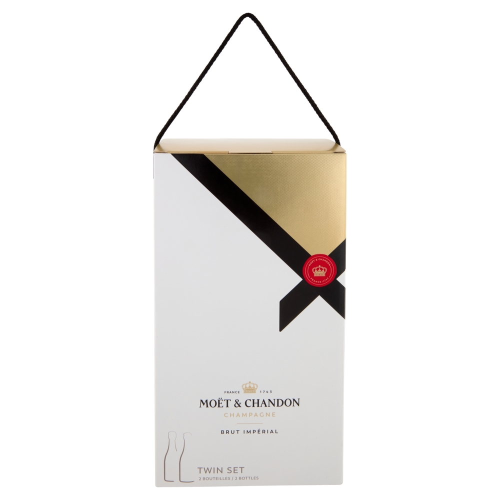 Moët & Chandon Champagne Brut Impérial Astuccio 2 x 750ml