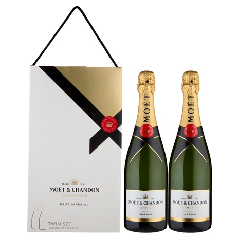 Moët & Chandon Champagne Brut Impérial Astuccio 2 x 750ml
