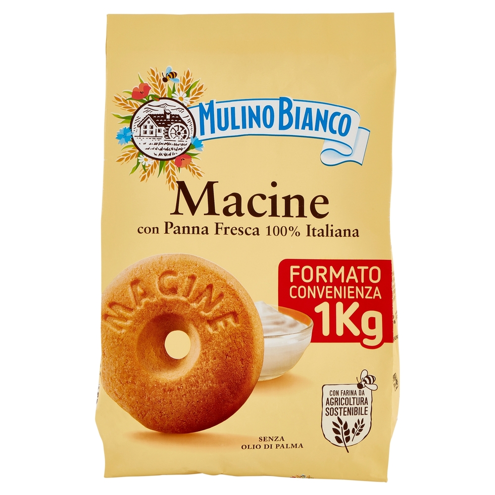 Mulino Bianco Macine Biscotti con Panna Fresca 1000g