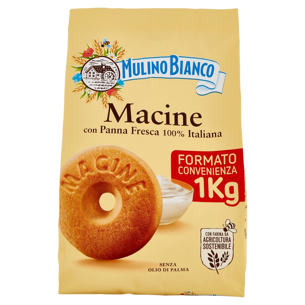 Mulino Bianco Macine Biscotti con Panna Fresca 1000g