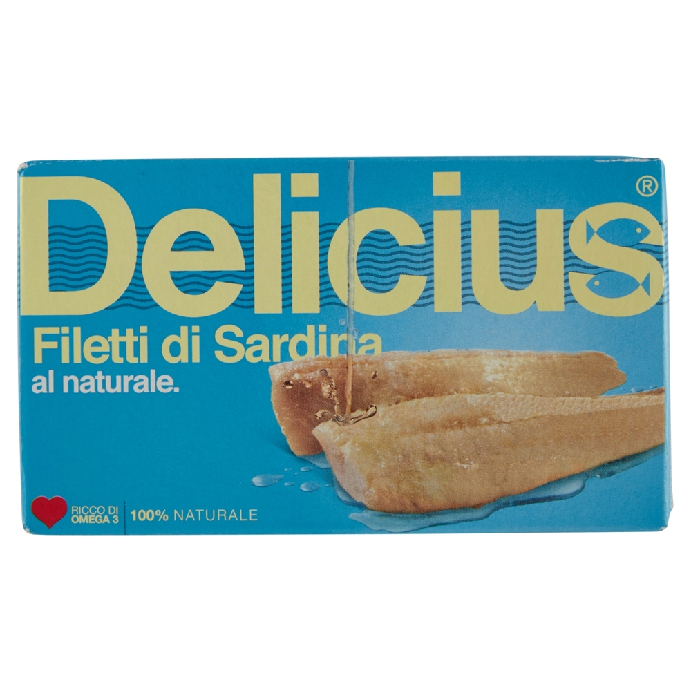 Filetti di Sardina al Naturale, 85 g