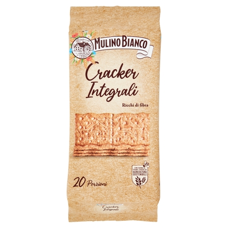 Cracker Integrali Ricchi di Fibre, 500 g