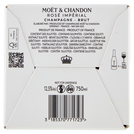 Moët & Chandon Champagne Brut Rosé Impérial Astuccio 750ml