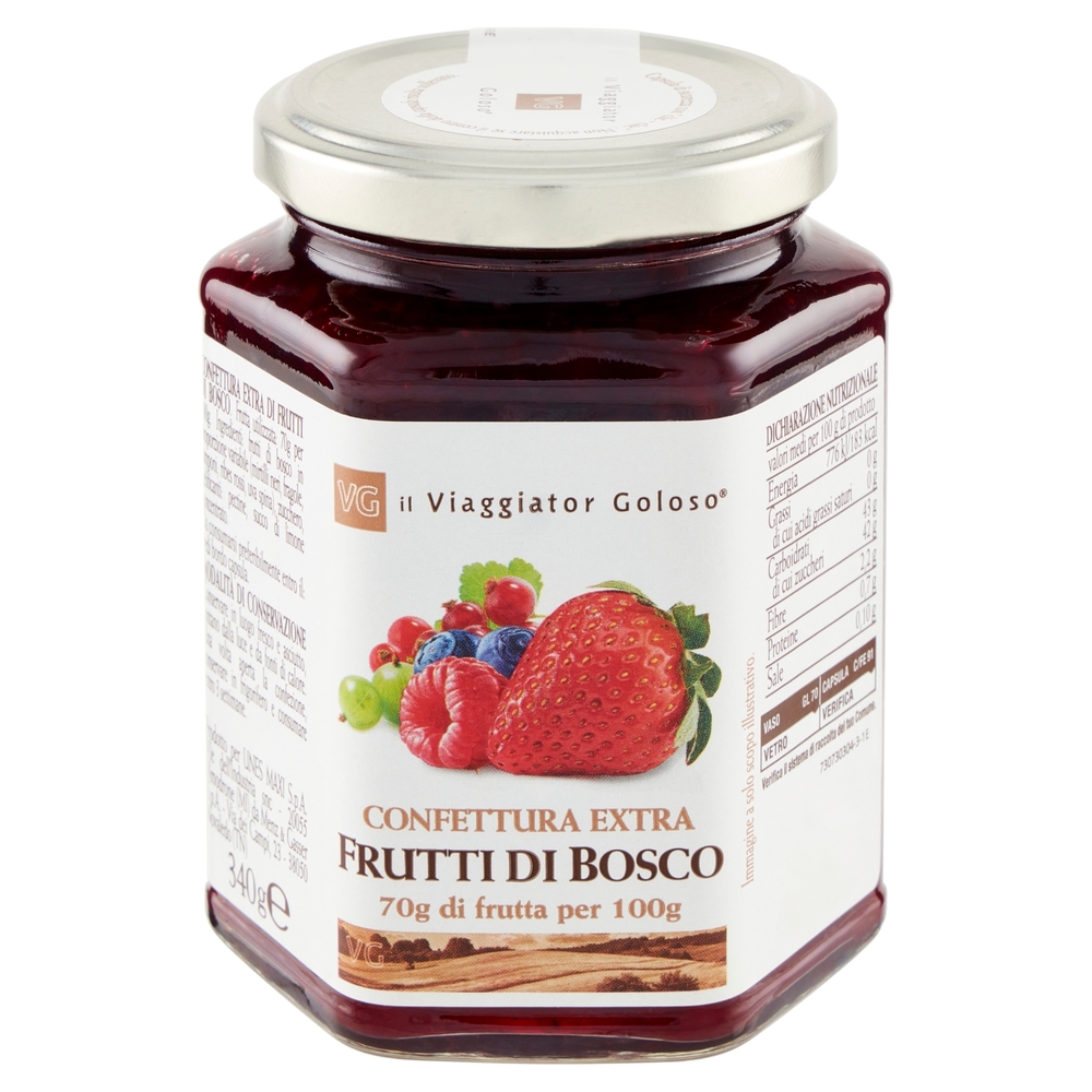 Confettura Extra Fragoline di Bosco 70%, 340 g