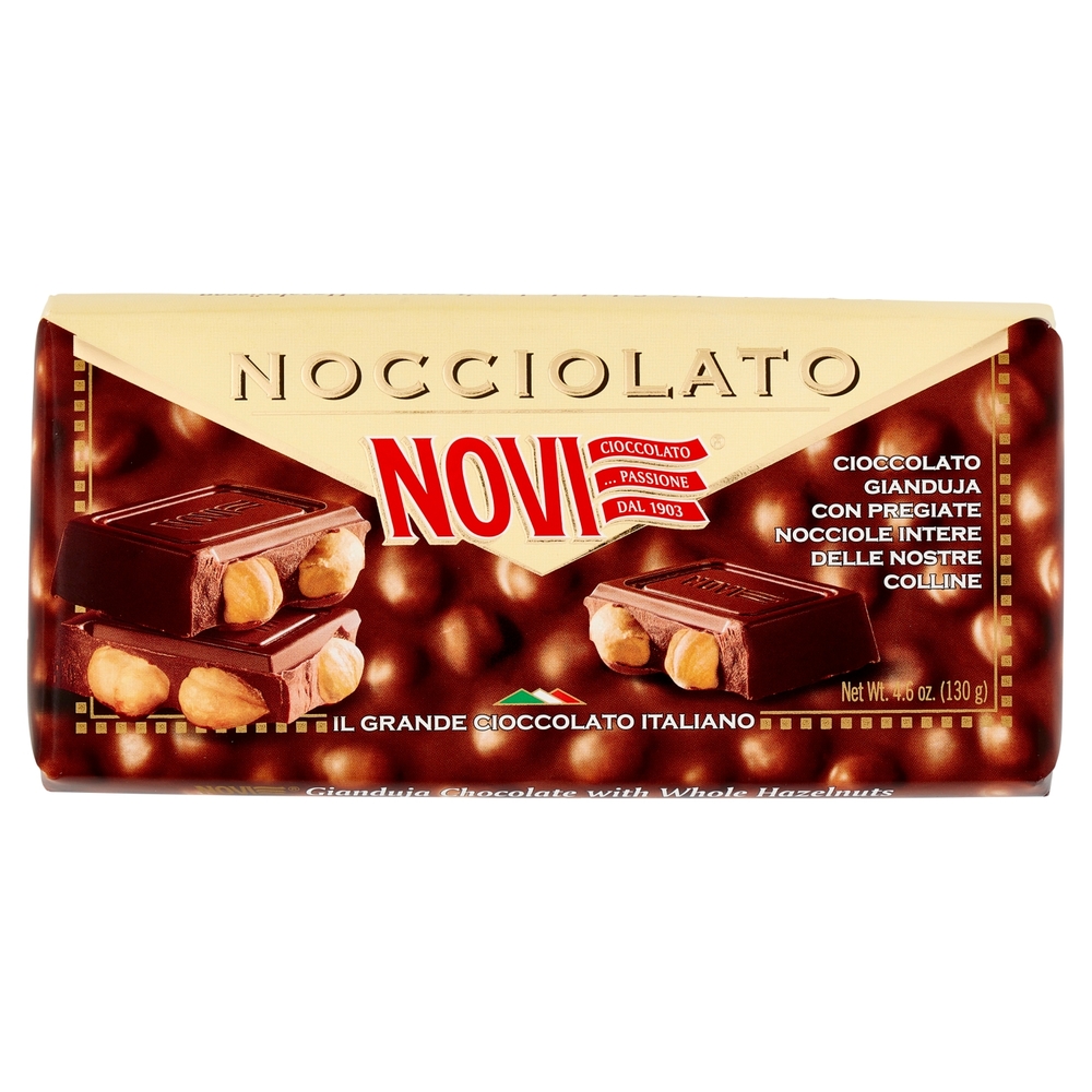 Tavoletta Cioccolato Gianduja e Nocciole, 130 g