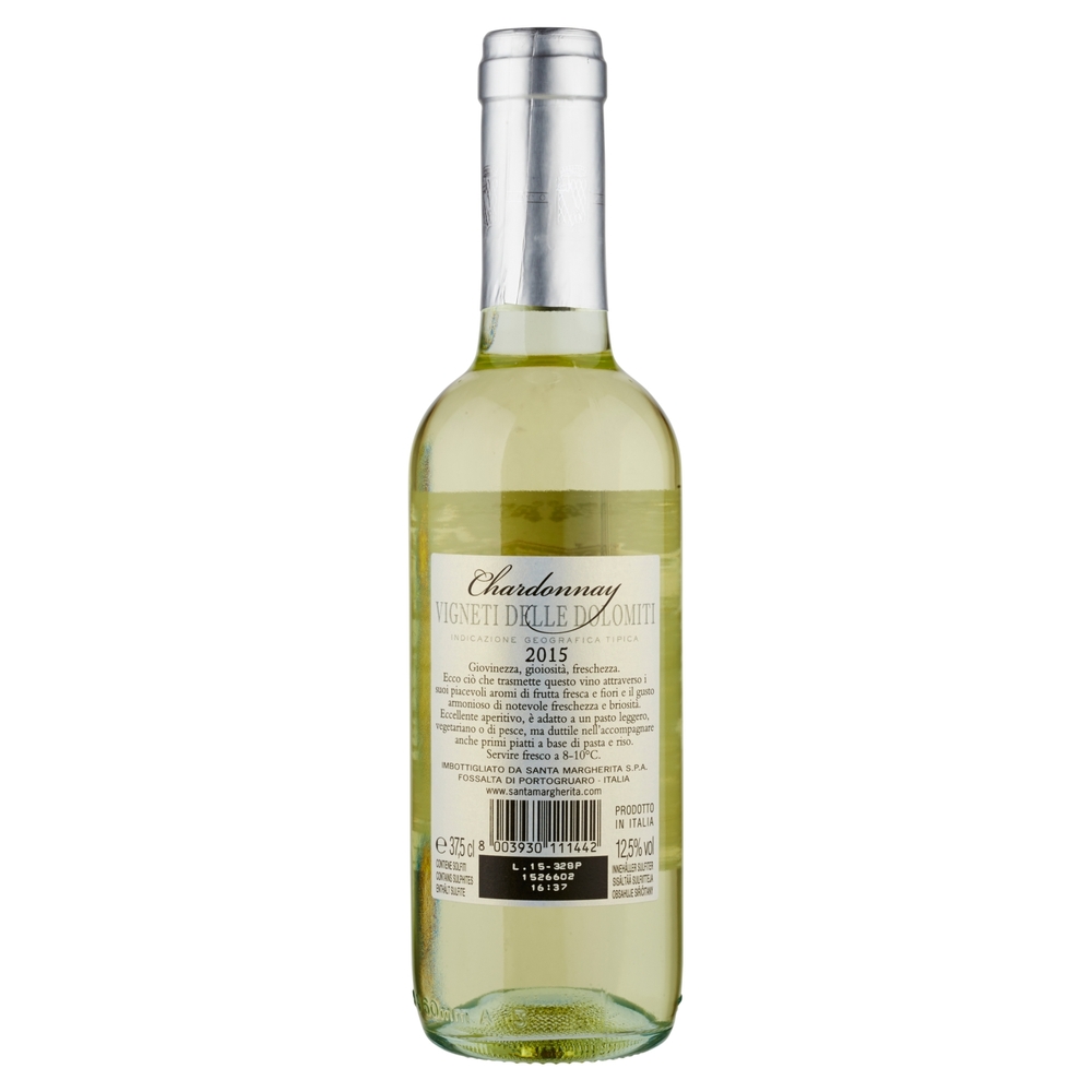 Chardonnay Trent.Vidneti Dolomiti IGT, 37.5 cl