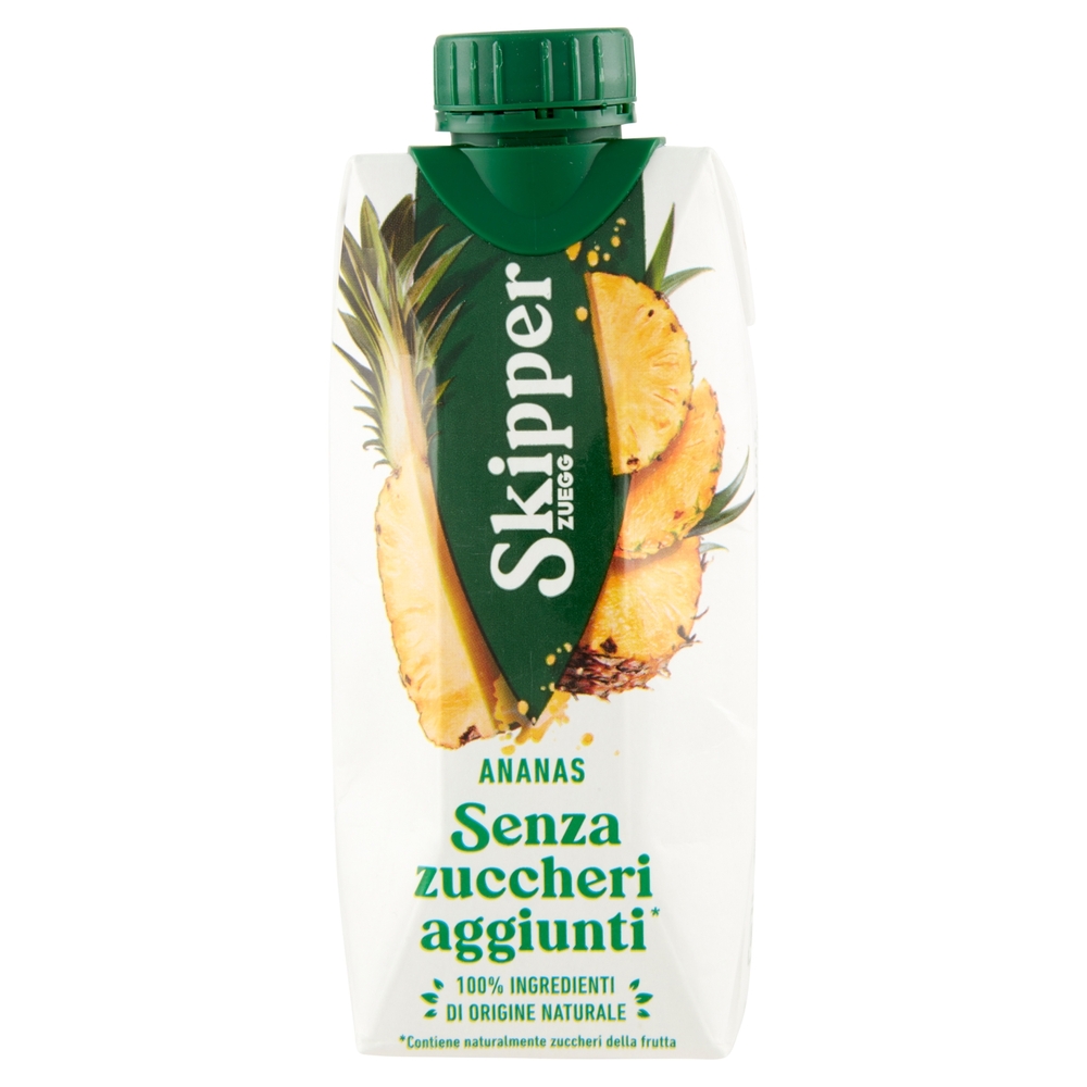 Skipper Senza Zuccheri Aggiunti Ananas, 33 cl