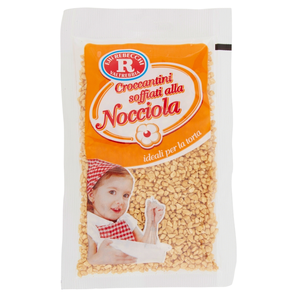 F.lli Rebecchi Valtrebbia Croccantini soffiati alla Nocciola 18 g