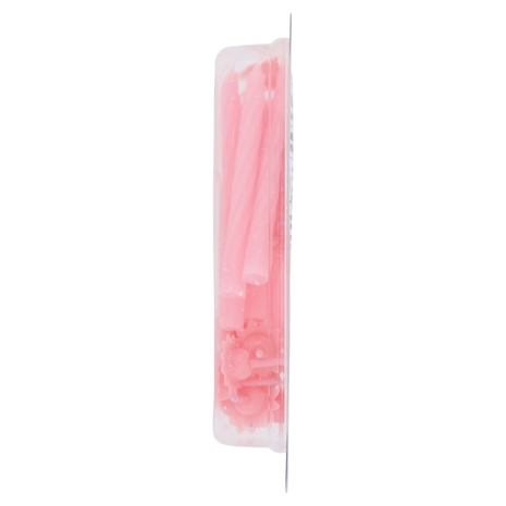 Mariarosa Candeline per la tua festa di compleanno Rosa 12 pz