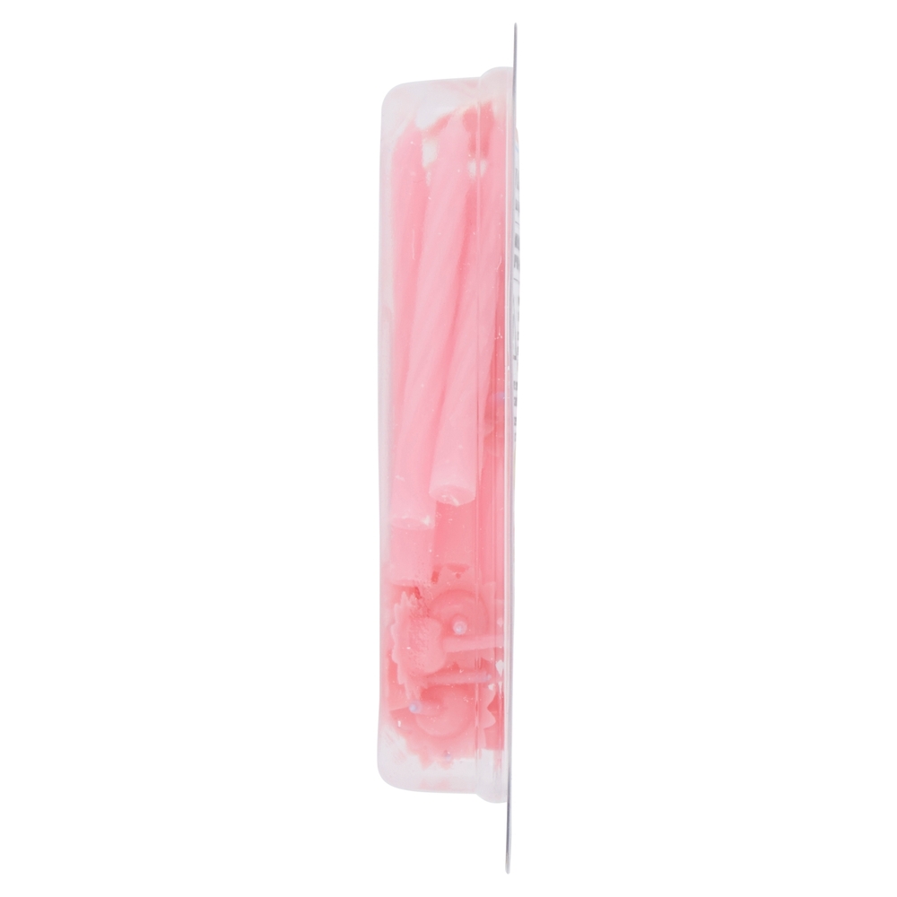 Mariarosa Candeline per la tua festa di compleanno Rosa 12 pz