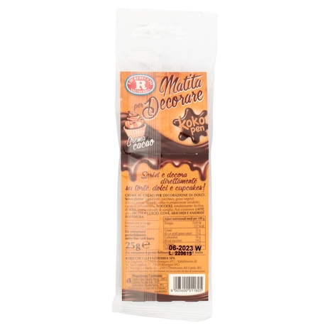 F.lli Rebecchi Valtrebbia Matita per Decorare koko pen crema Cacao 25 g