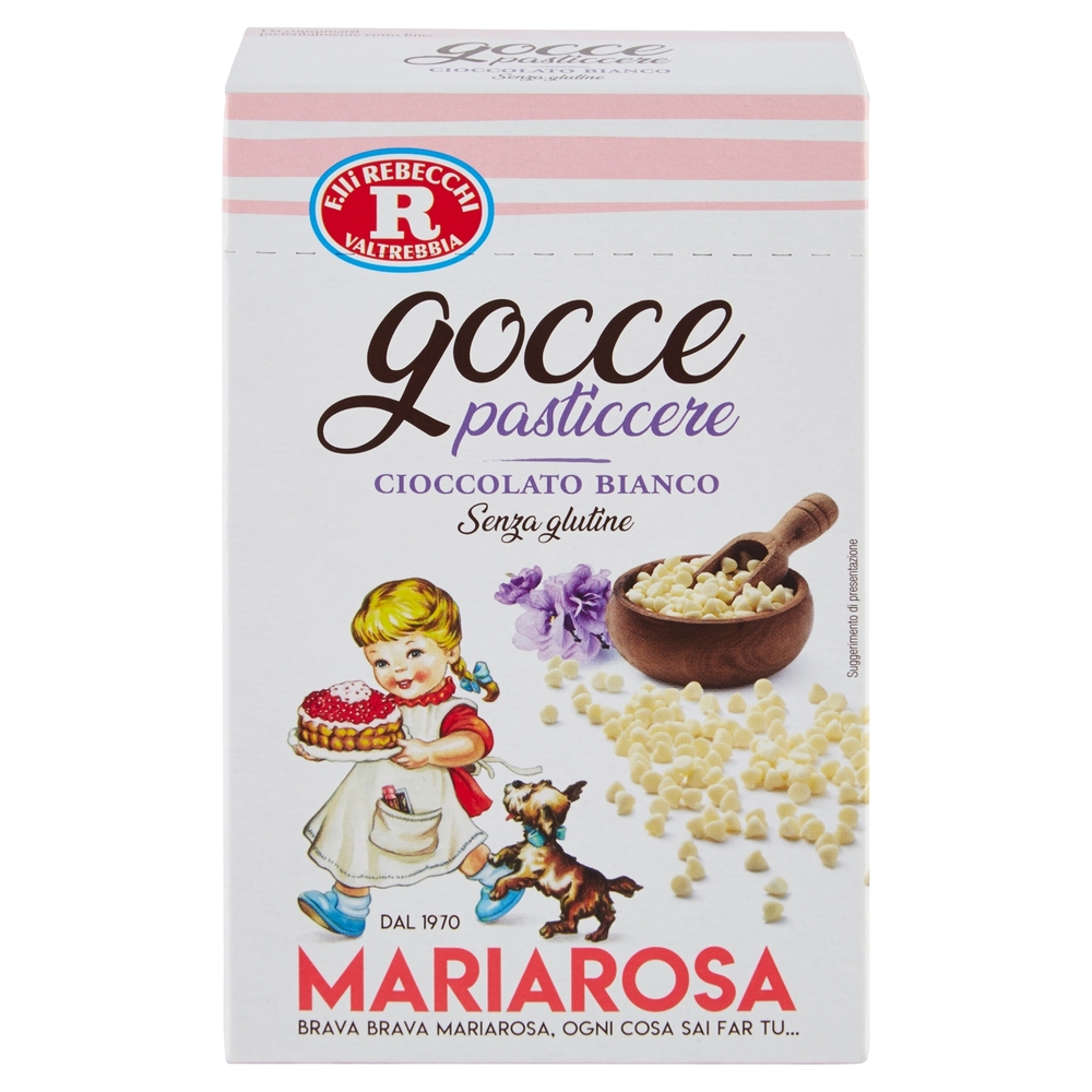 Mariarosa Gocce pasticcere Cioccolato Bianco 125 g
