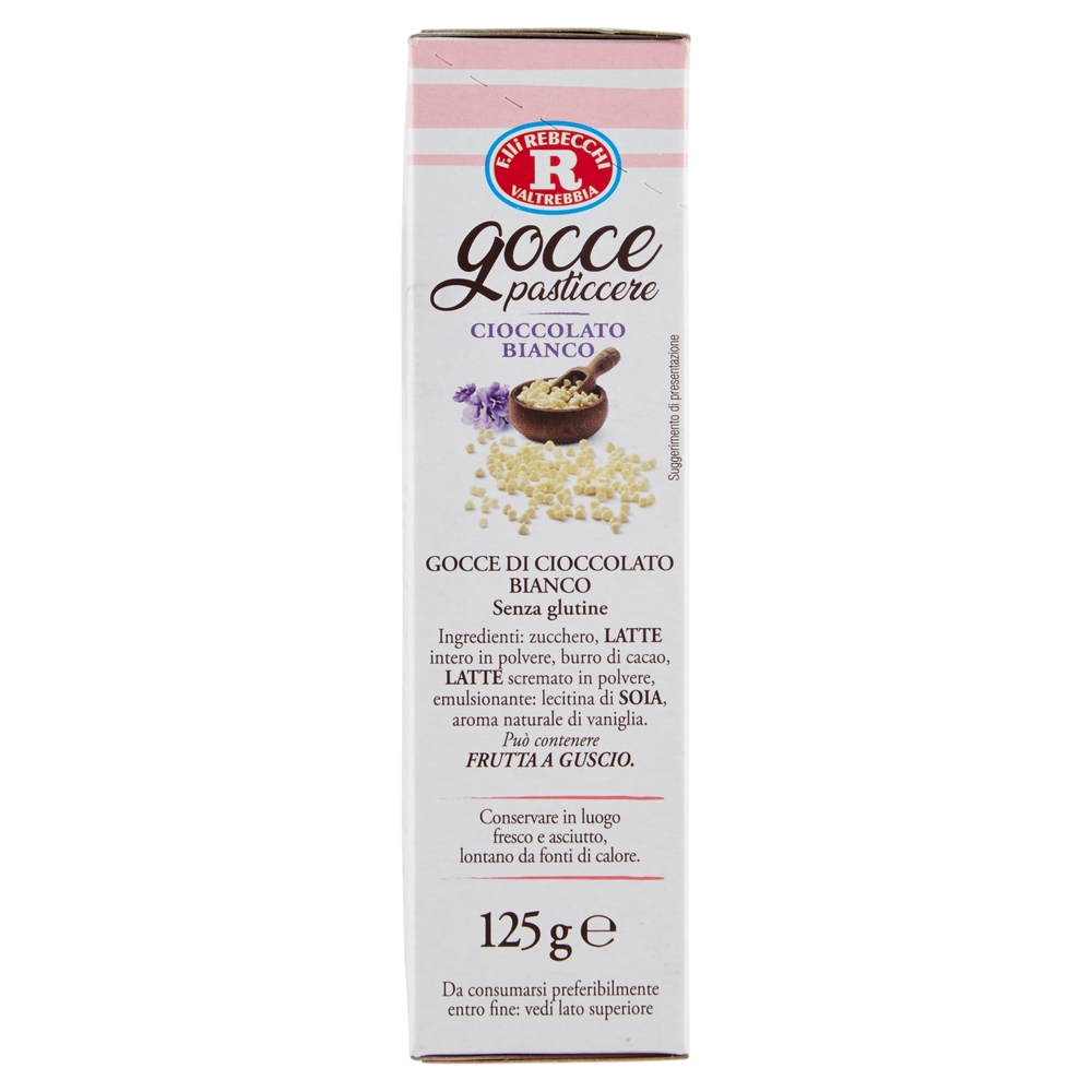 Mariarosa Gocce pasticcere Cioccolato Bianco 125 g