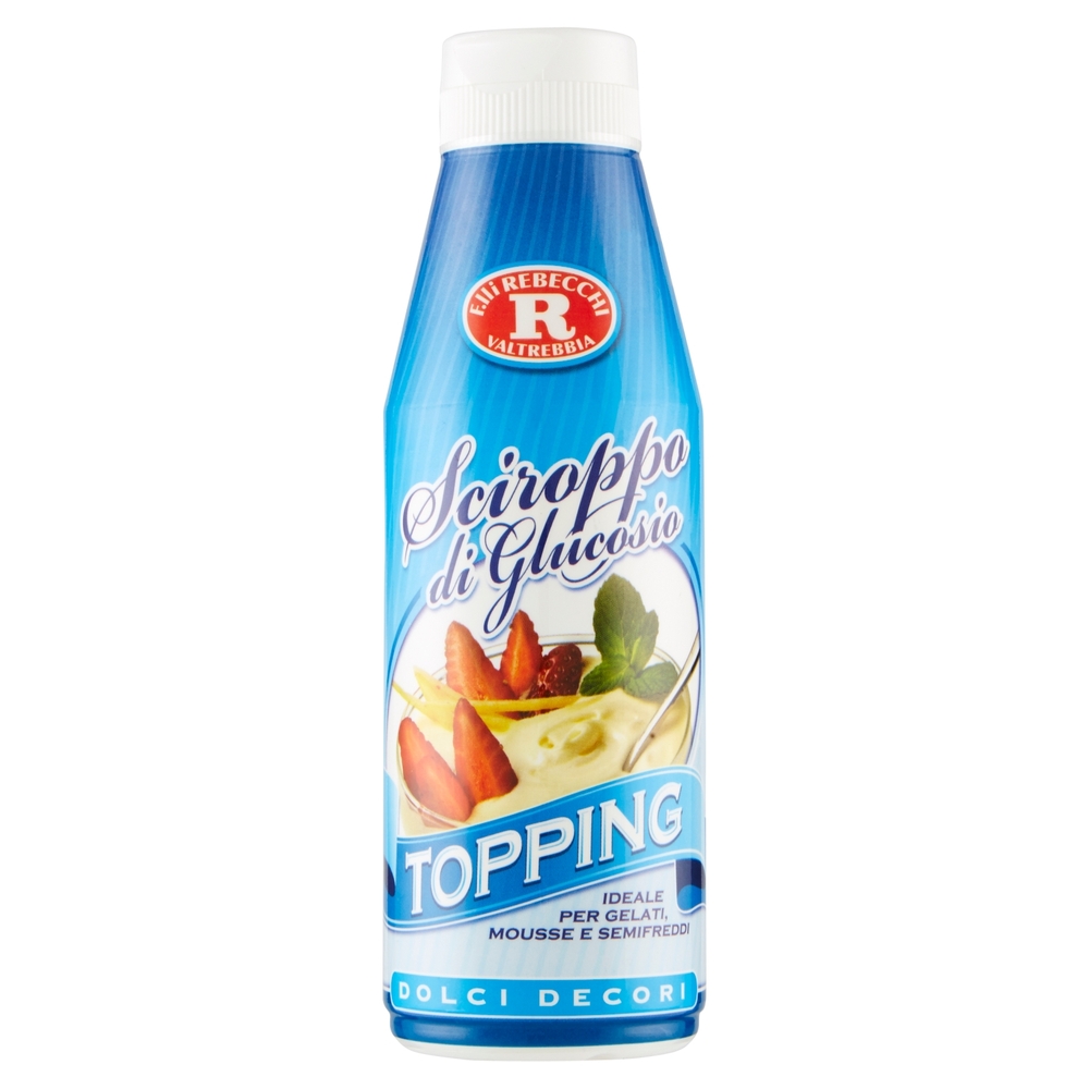F.lli Rebecchi Valtrebbia Dolci Decori Topping Sciroppo di Glucosio 300 g