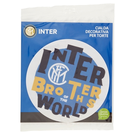 Cialda Decorativa per Torte Inter Ø 20,5 cm 7 g