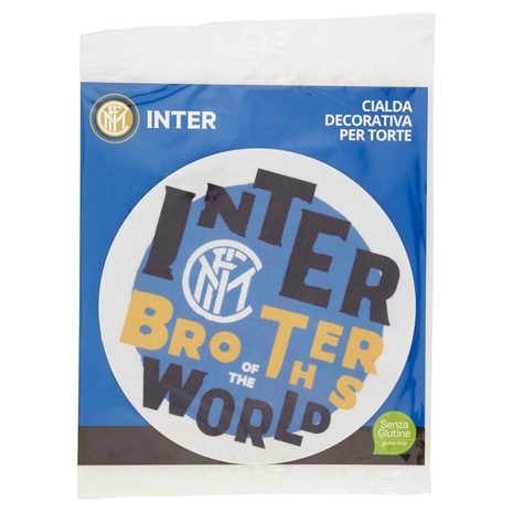 Cialda Decorativa per Torte Inter Ø 20,5 cm 7 g