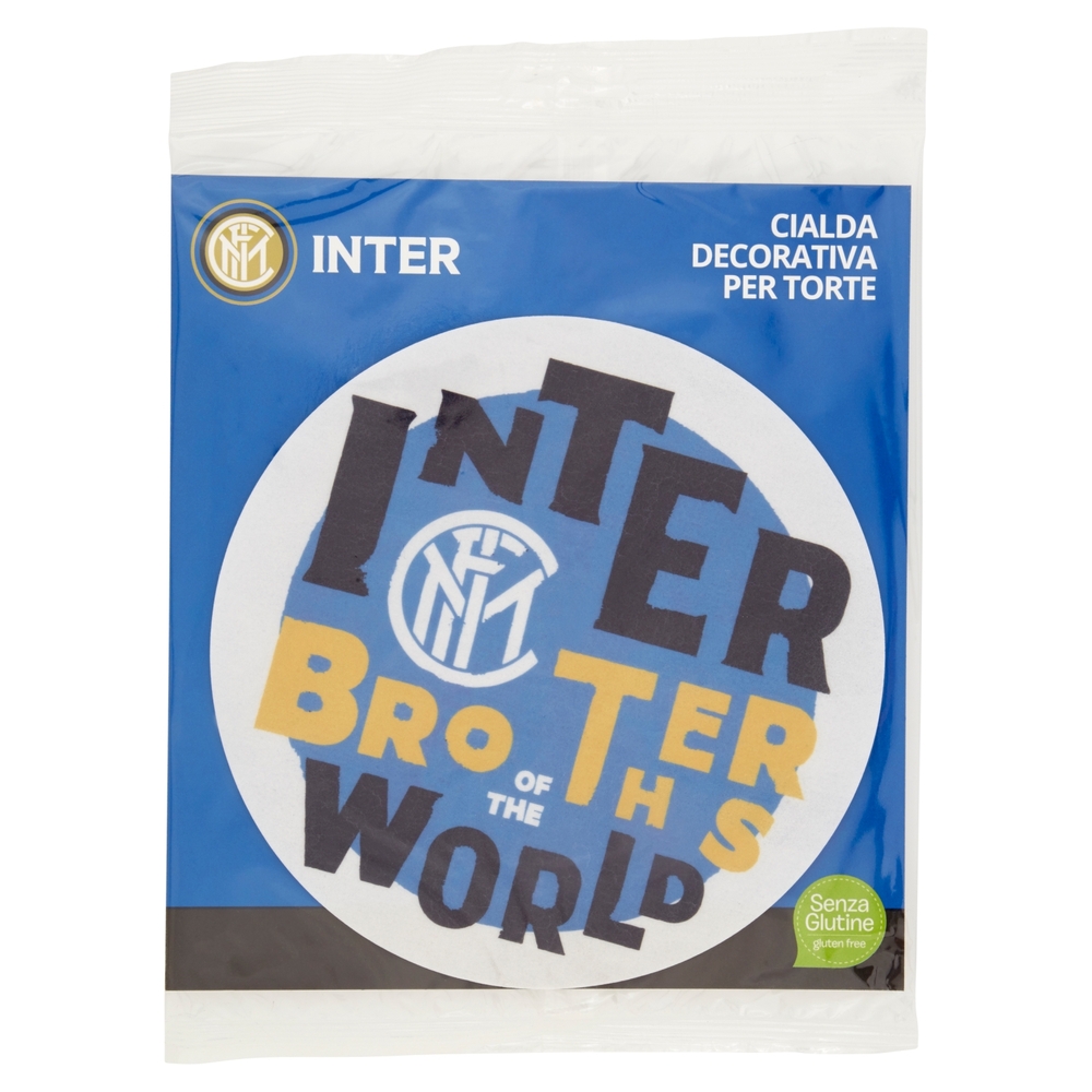 Cialda Decorativa per Torte Inter Ø 20,5 cm 7 g