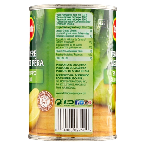 Del Monte Mezze Pere allo Sciroppo 420 g