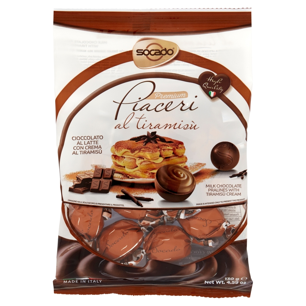Socado Piaceri Premium al tiramisù 130 g