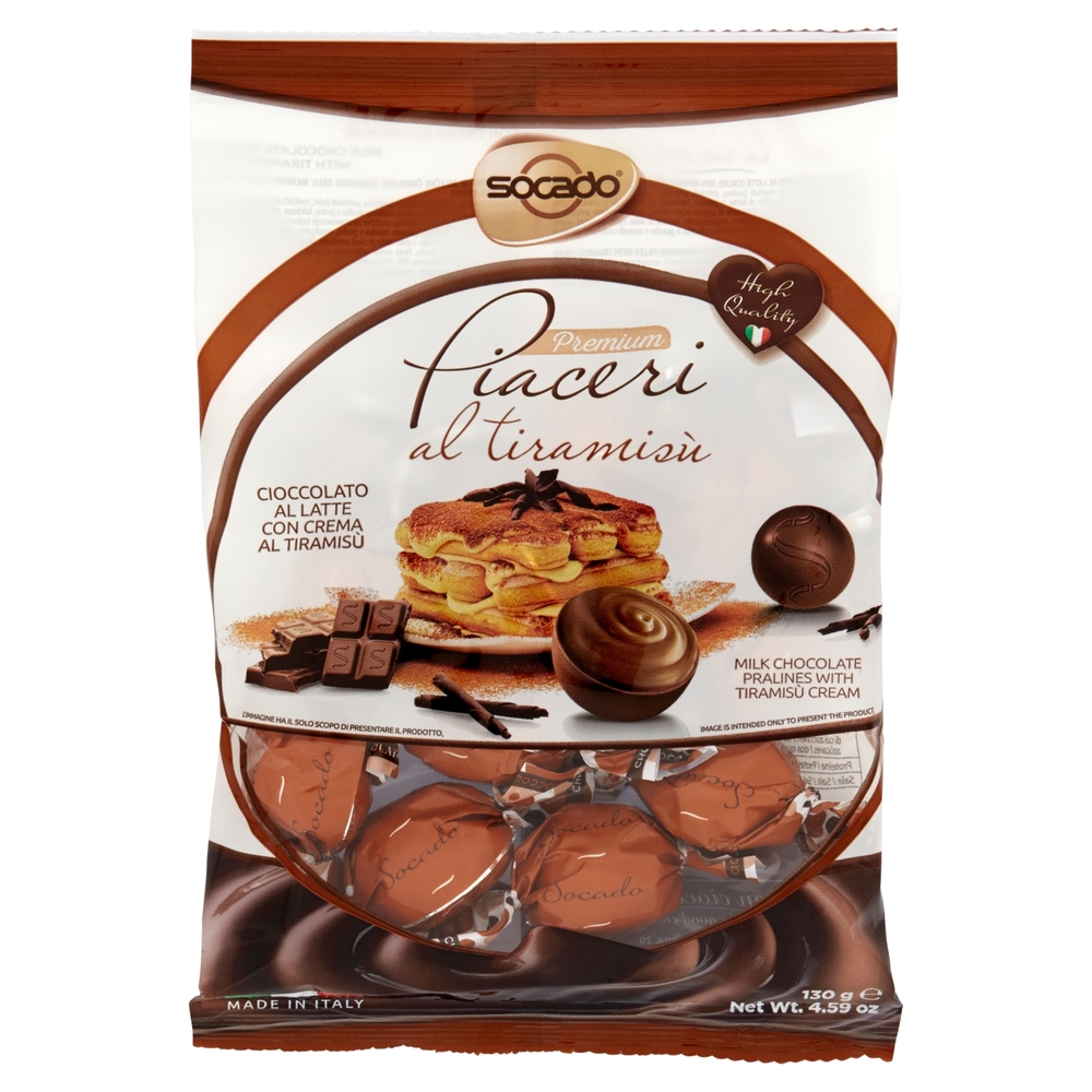 Socado Piaceri Premium al tiramisù 130 g