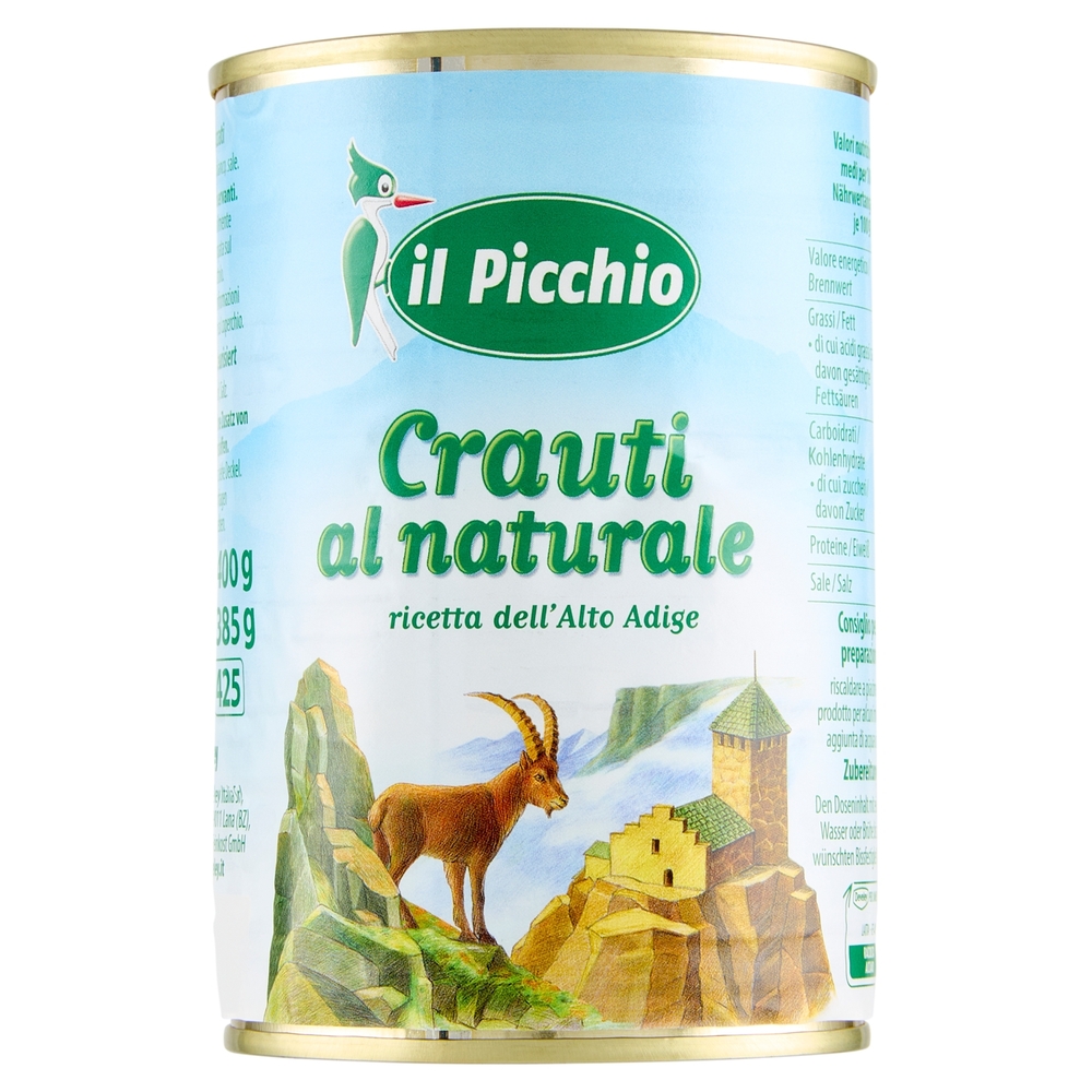 il Picchio Crauti al naturale 400 g