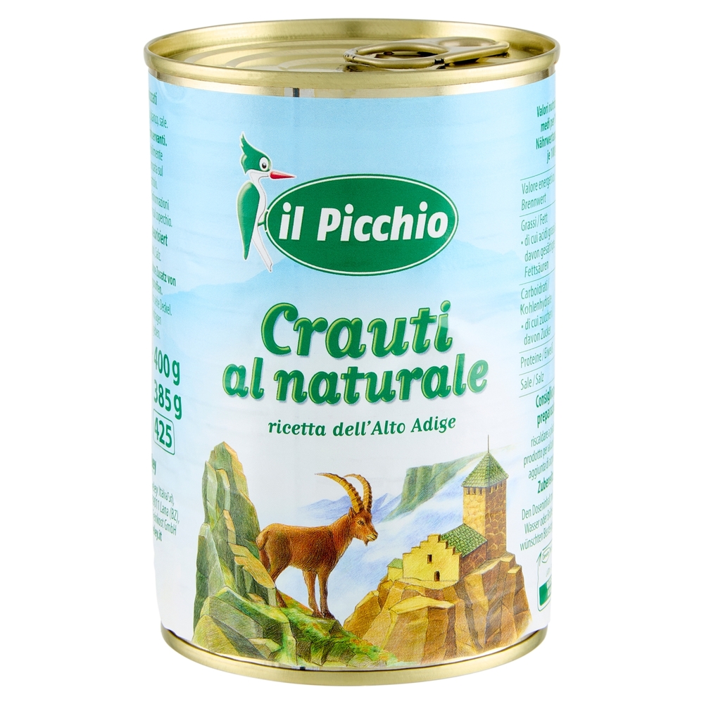 il Picchio Crauti al naturale 400 g