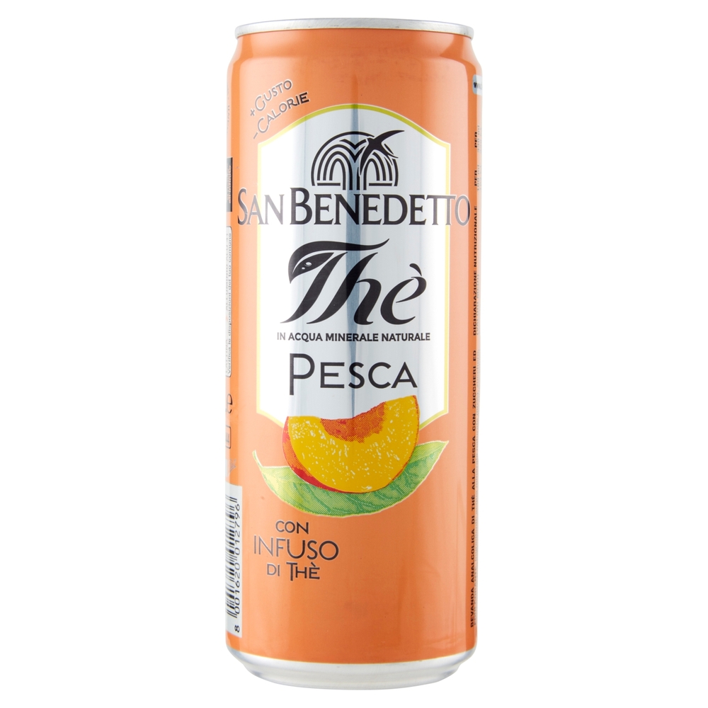 San Benedetto Thè Pesca lattina sleek 0,33 L