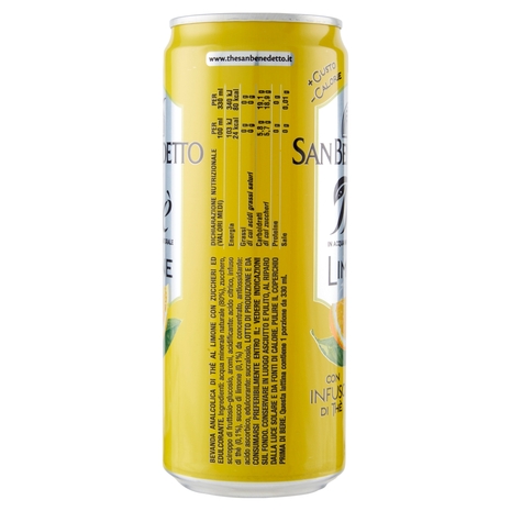 San Benedetto Thè Limone lattina sleek 0,33 L