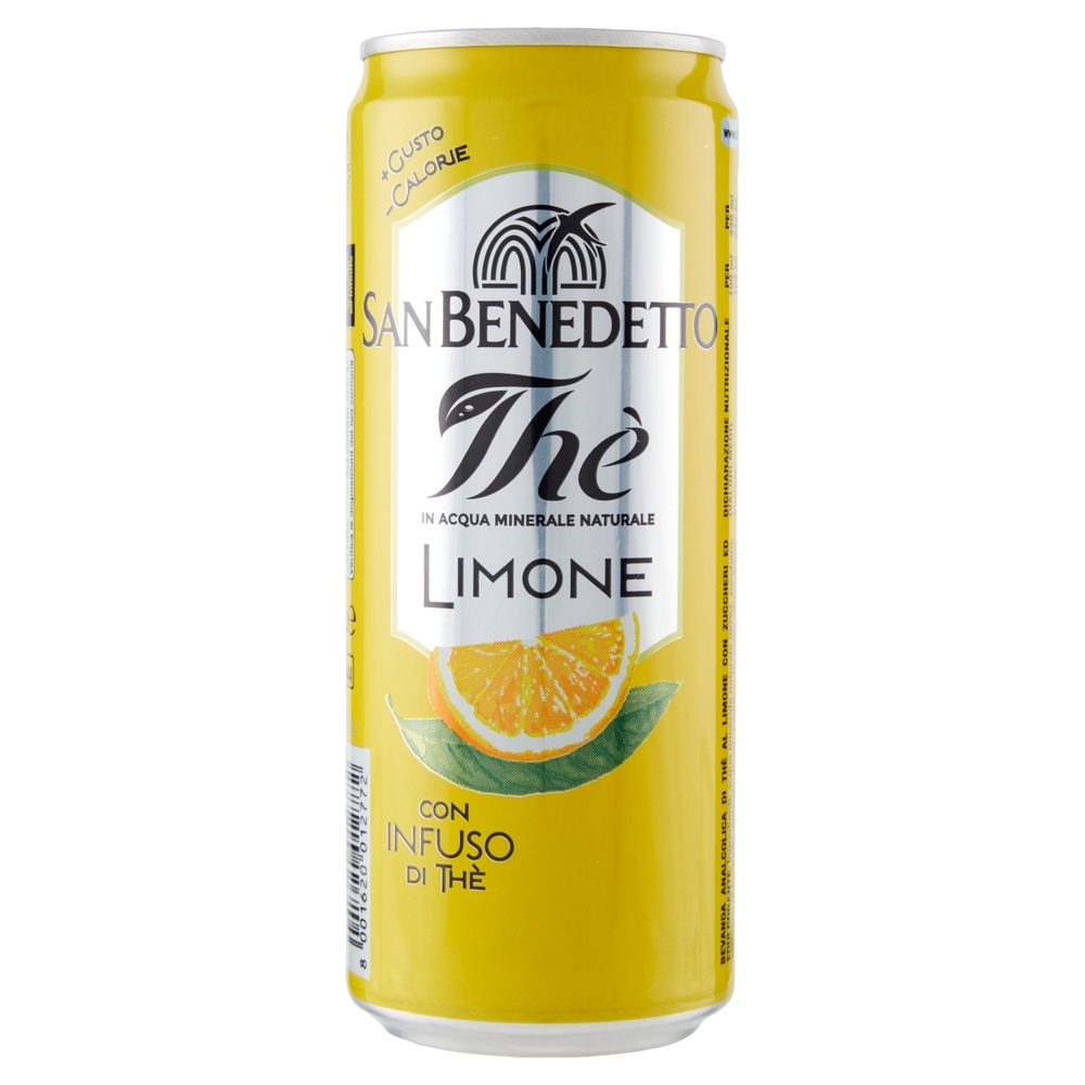 San Benedetto Thè Limone lattina sleek 0,33 L